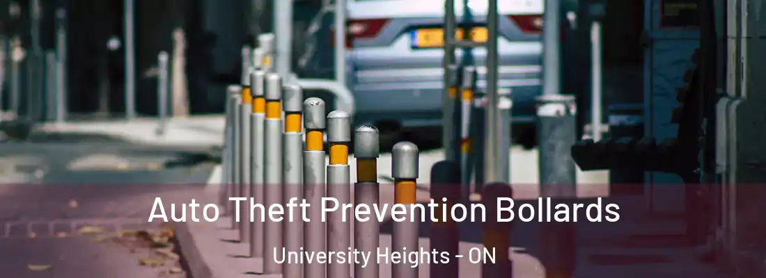  Auto Theft Prevention Bollards University Heights - ON