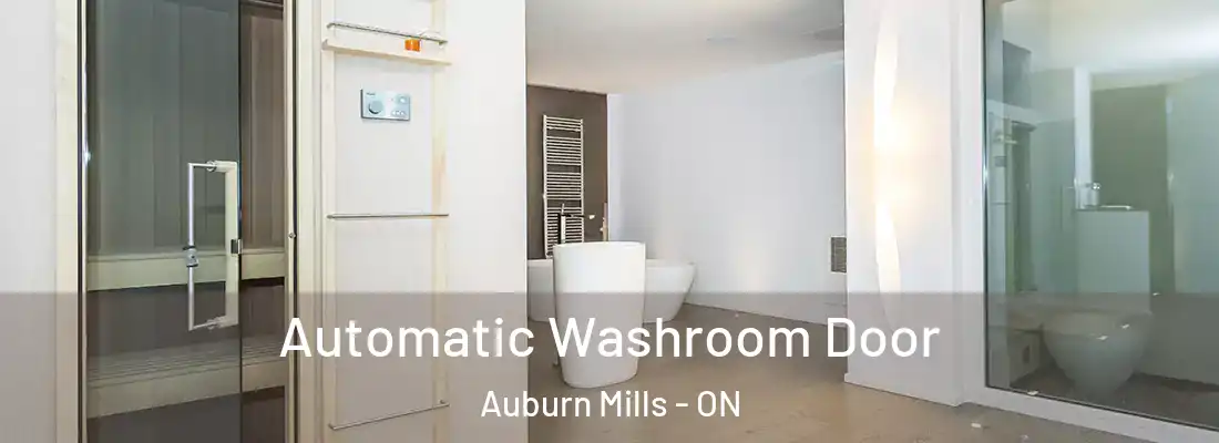 Automatic Washroom Door Auburn Mills - ON