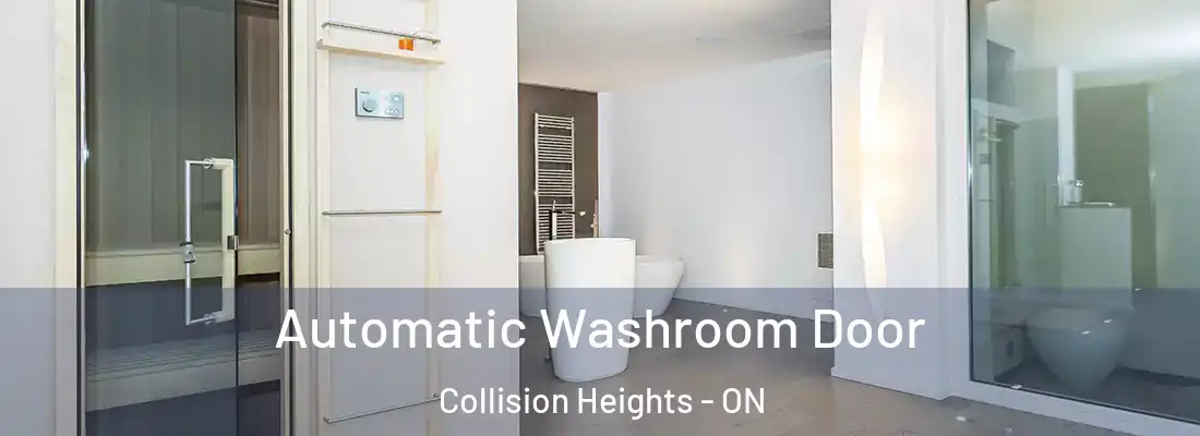  Automatic Washroom Door Collision Heights - ON