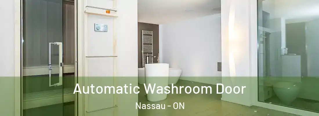  Automatic Washroom Door Nassau - ON
