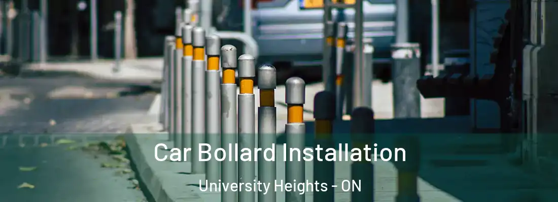  Car Bollard Installation University Heights - ON