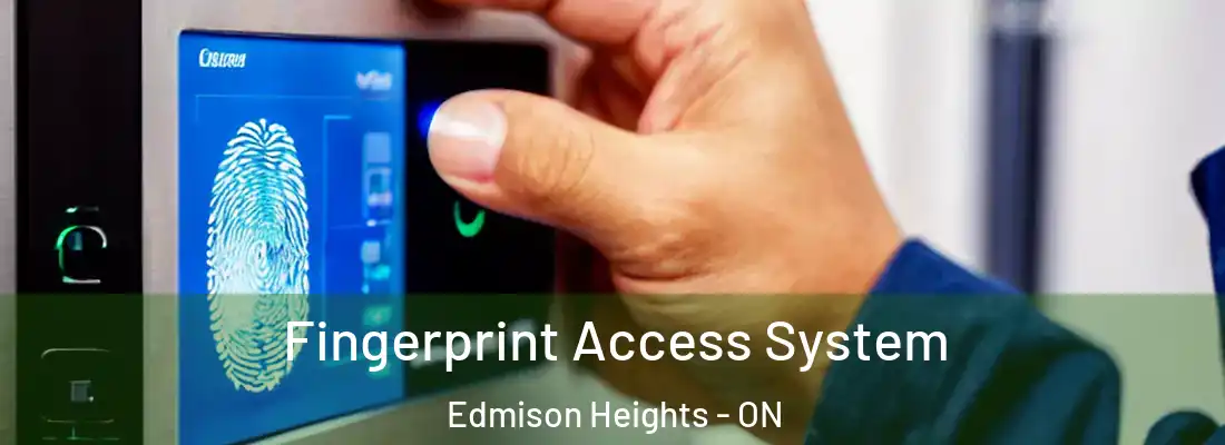  Fingerprint Access System Edmison Heights - ON