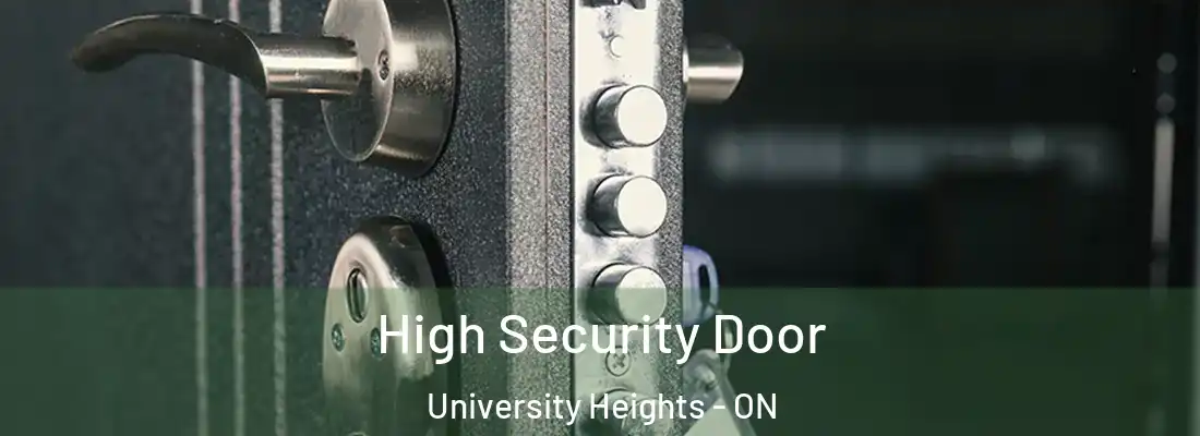  High Security Door University Heights - ON