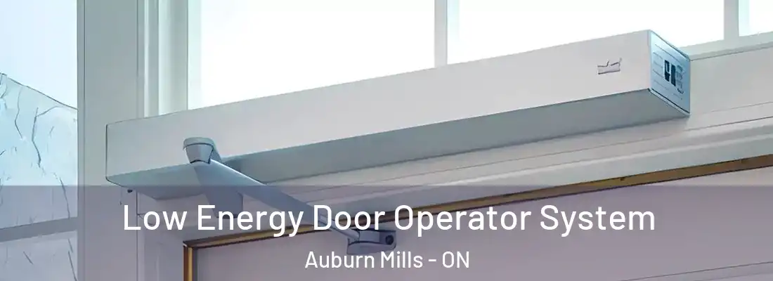  Low Energy Door Operator System Auburn Mills - ON
