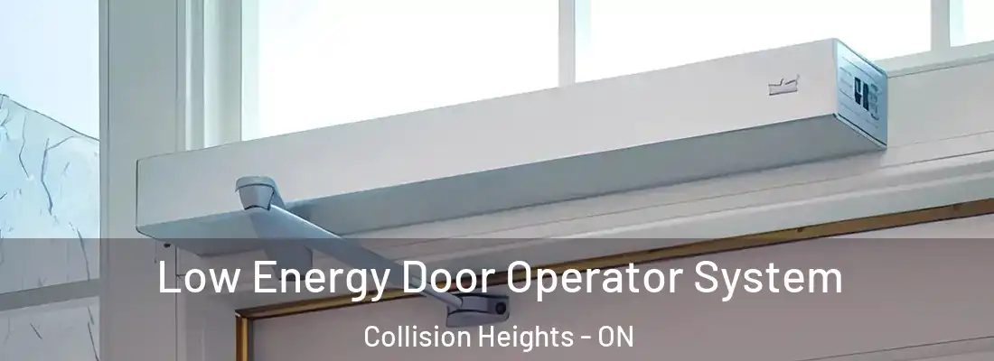  Low Energy Door Operator System Collision Heights - ON