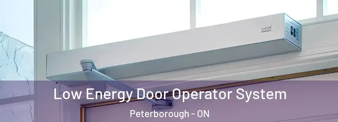 Low Energy Door Operator System Peterborough - ON
