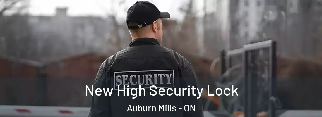  New High Security Lock Auburn Mills - ON