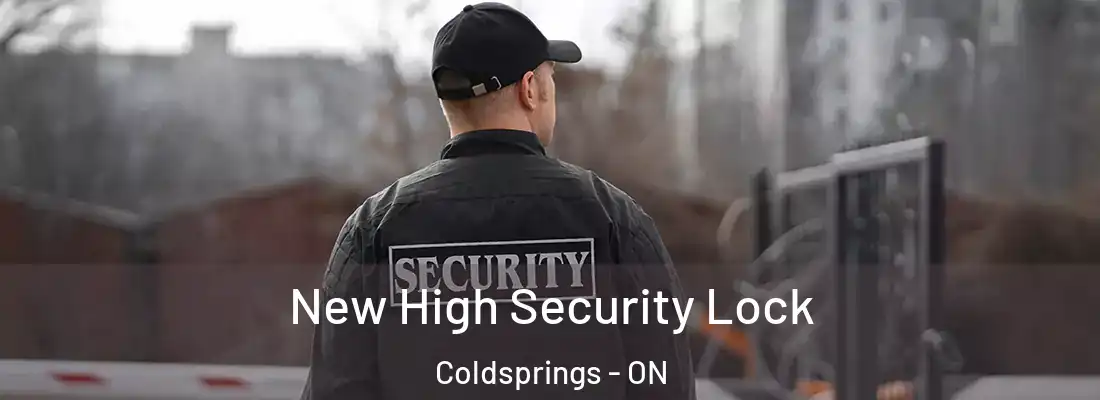 New High Security Lock Coldsprings - ON