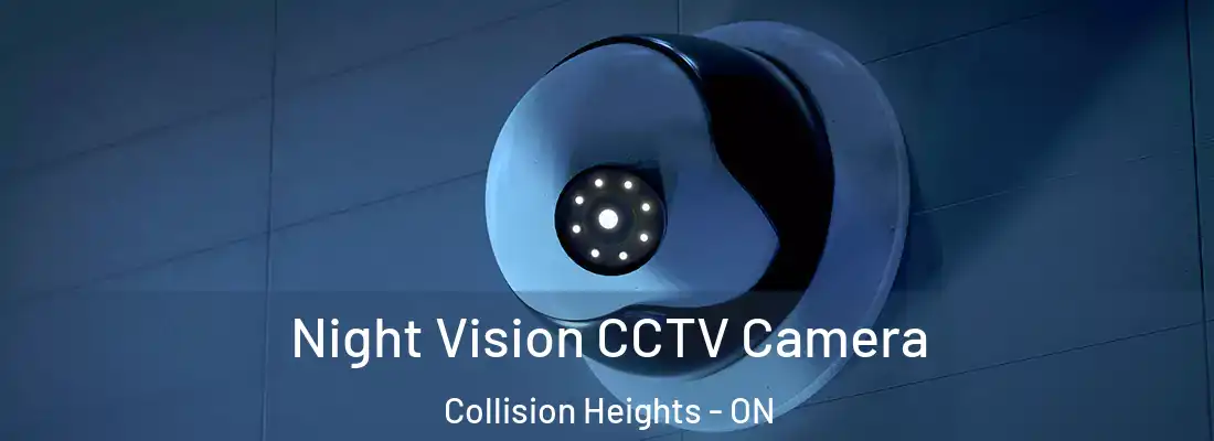  Night Vision CCTV Camera Collision Heights - ON