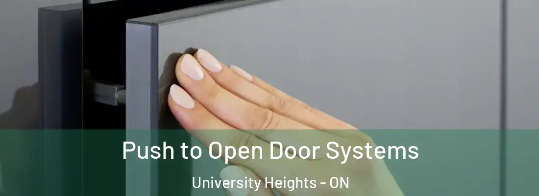  Push to Open Door Systems University Heights - ON