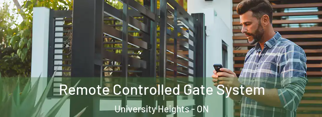  Remote Controlled Gate System University Heights - ON
