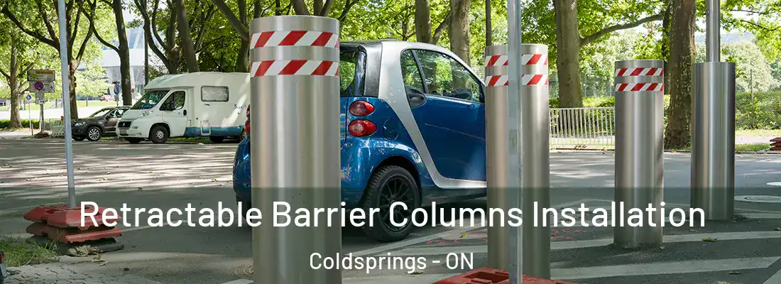  Retractable Barrier Columns Installation Coldsprings - ON