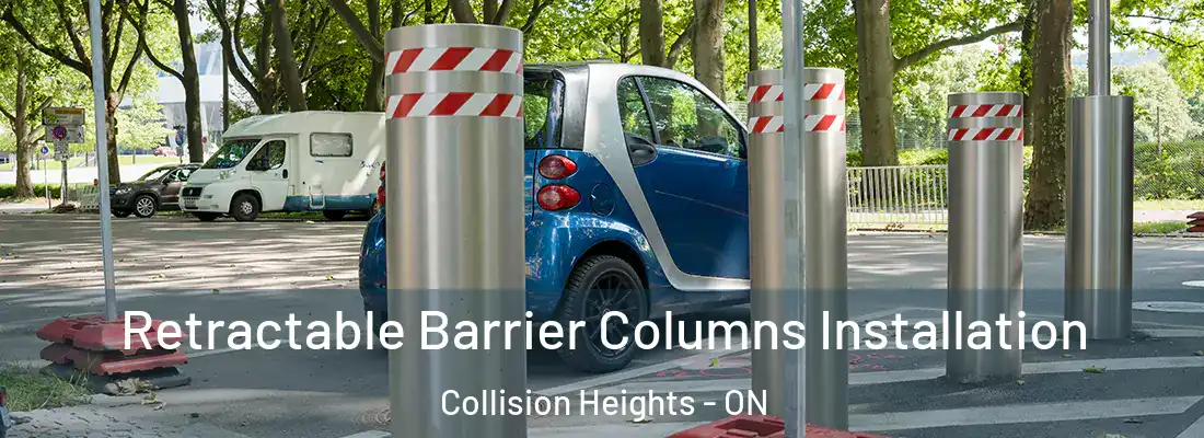  Retractable Barrier Columns Installation Collision Heights - ON