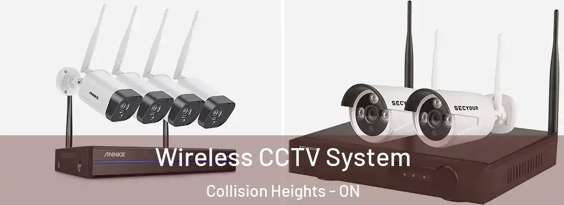  Wireless CCTV System Collision Heights - ON